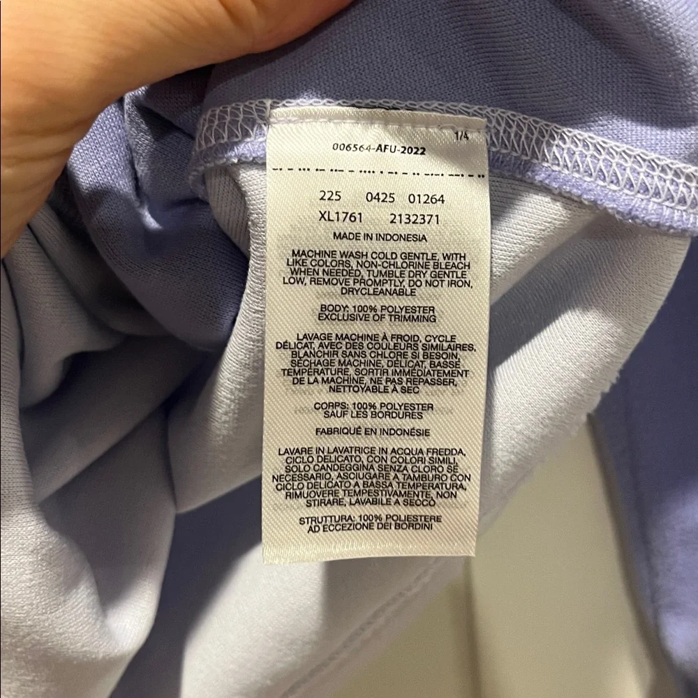 NWT Columbia Half Zip Fleece Sweater Pine Ridge Lavender Medium - Picture 9 of 9